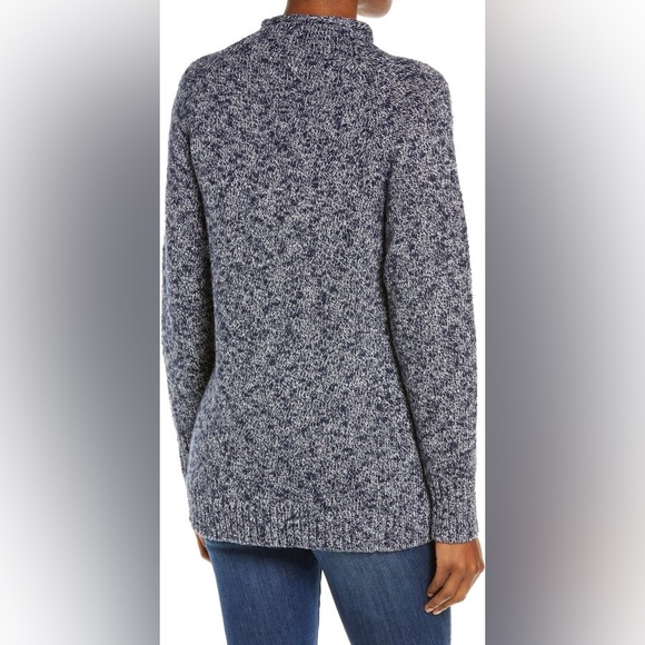 L.L. Bean Women’s Cotton Ragg Funnelneck Pullover Sweater. - Picture 3 of 8